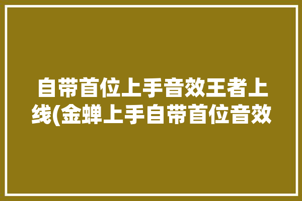 自带首位上手音效王者上线(金蝉上手自带首位音效)