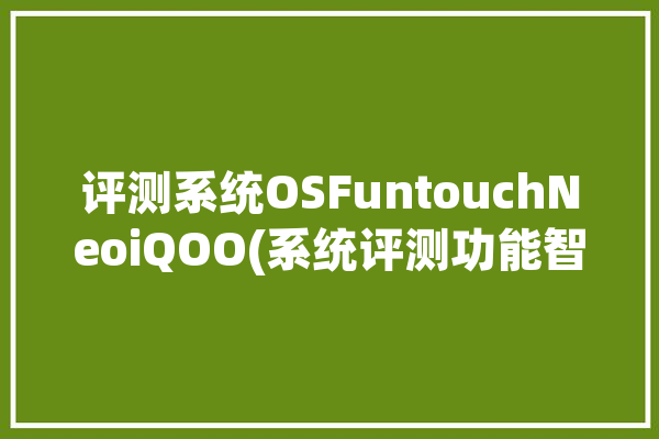 评测系统OSFuntouchNeoiQOO(系统评测功能智慧开启)「手机评测系统」