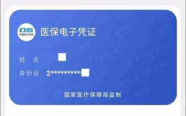 快来医保凭证药都医保卡电子(医保榆林市凭证电子医保卡)