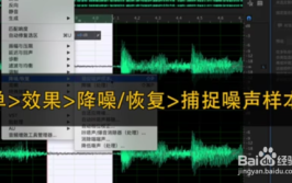 音视频去掉噪音手把手教你Au(噪音噪声样本音视频去掉)「au去除噪音」