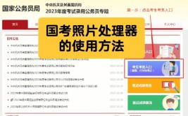 工具下载国家公务员考试照片处理(照片陇南康县照片处理文件)