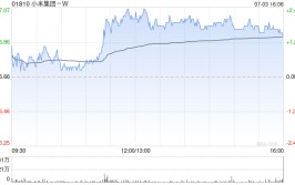 小米团体
-W7月3日耗资约5089.39万港元回购300万股